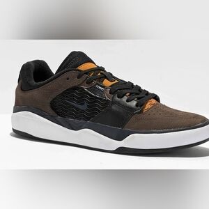 NIKE SB ISHOD PRM - BAROQUE BROWN & BLACK SKATE SHOES BARBOQUE BROWN & BLACK